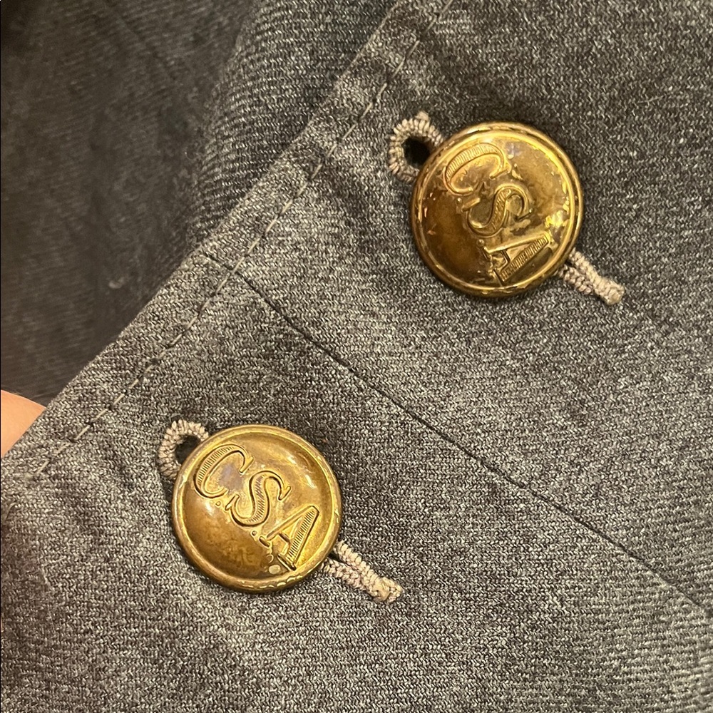 Confederate military jacket - Picture 5 of 6